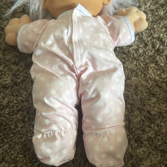 Vintage Russ Berrie Tootsie Troll Plush Stuffed Doll Pink Jammies and Hat 12" - Picture 5 of 8
